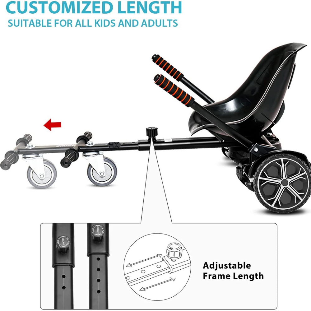 hoverboard go kart attachment