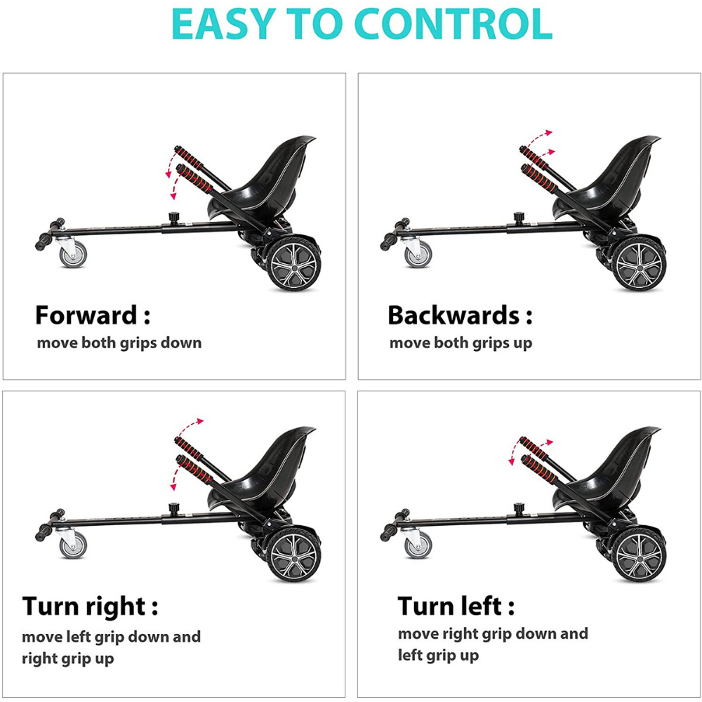 hoverboard go kart attachment